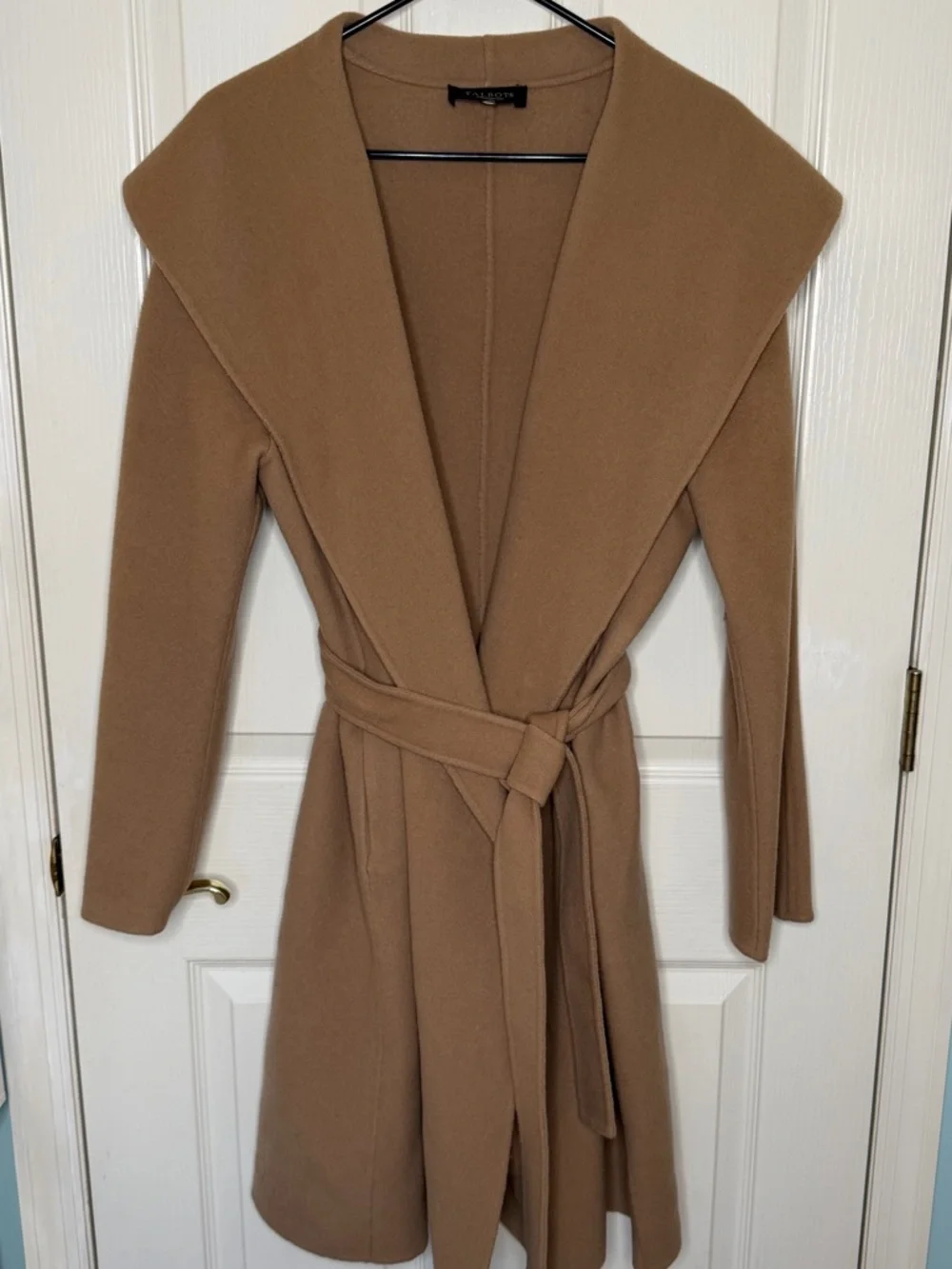 Talbots Double Face Wool Blend Shawl Collar Coat - Picture 4 of 7